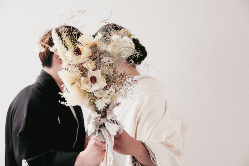 和装にも合うブーケ