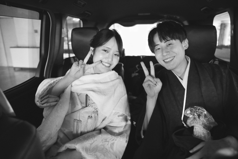 ご移動から撮影スタート