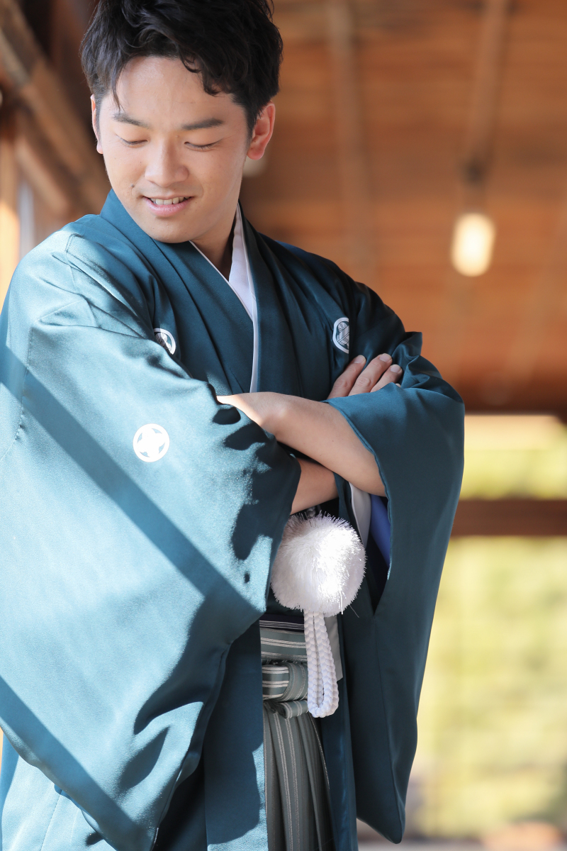 ご新郎様のソロショットもしっかりと