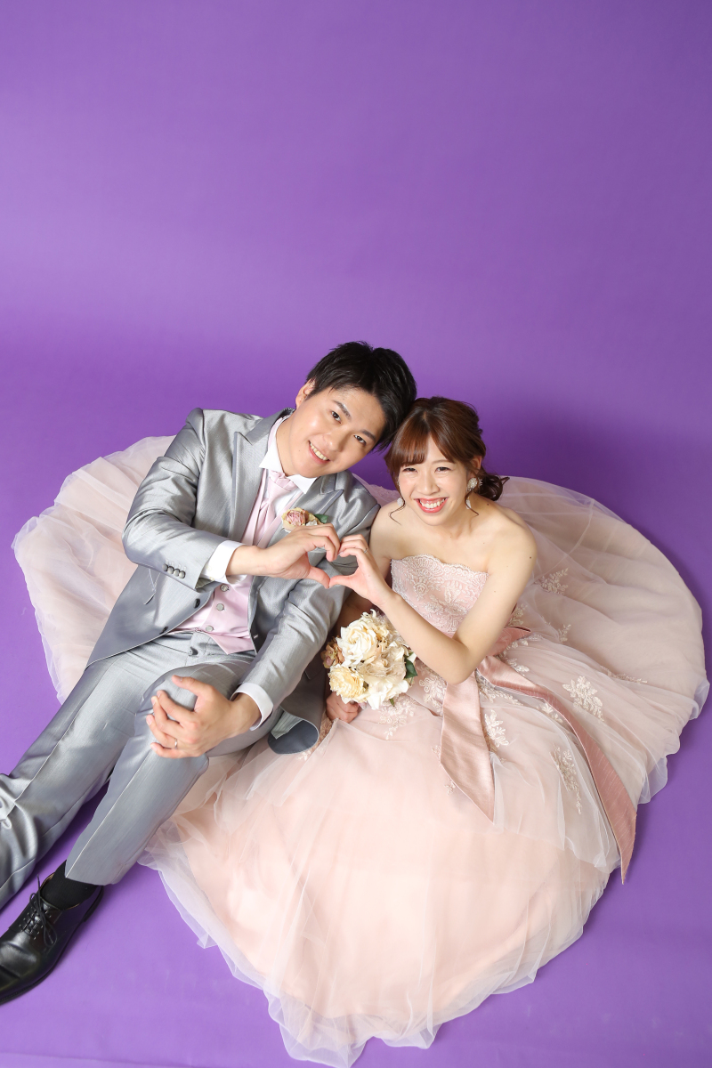 ドレスでハート♡