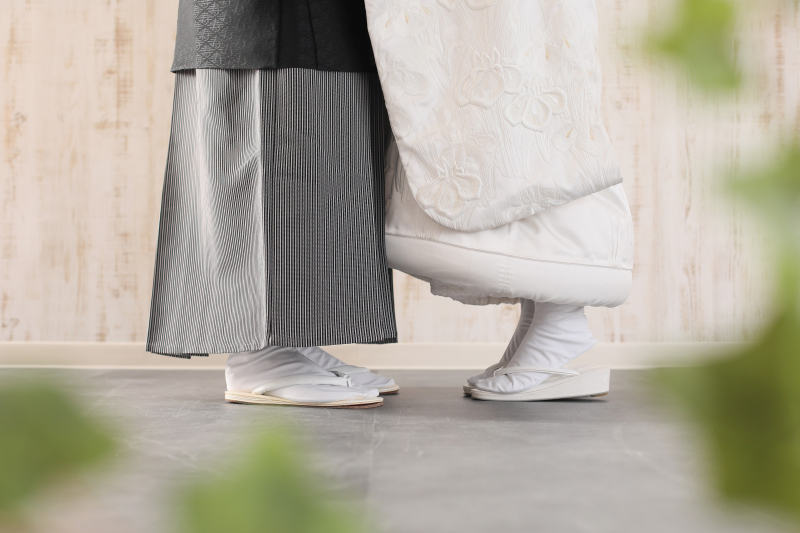 まずは足元ショットから