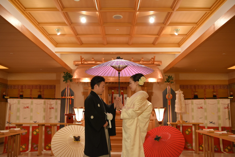 番傘を使って♪