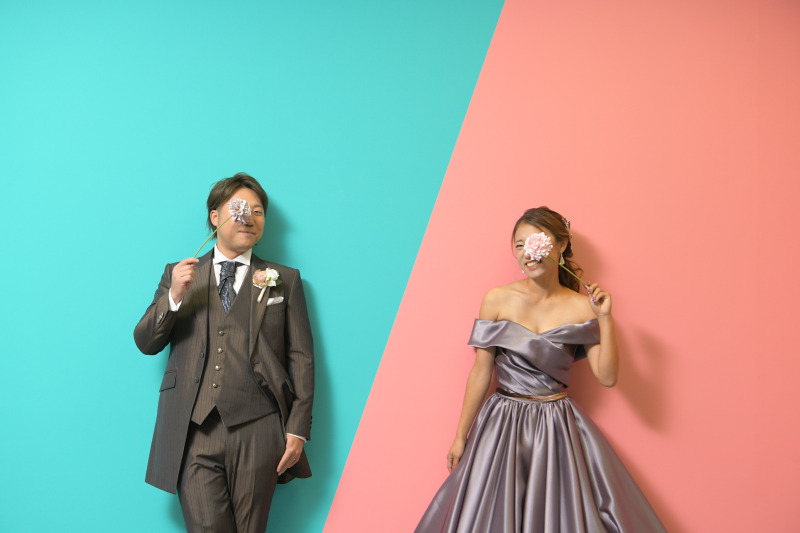 新作衣装を着こなして　スタジオ洋装撮影