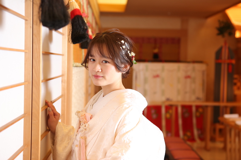 お色付き小物アレンジ