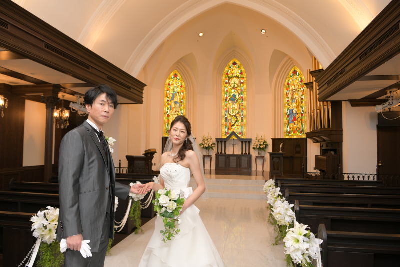 本格的なチャペル撮影