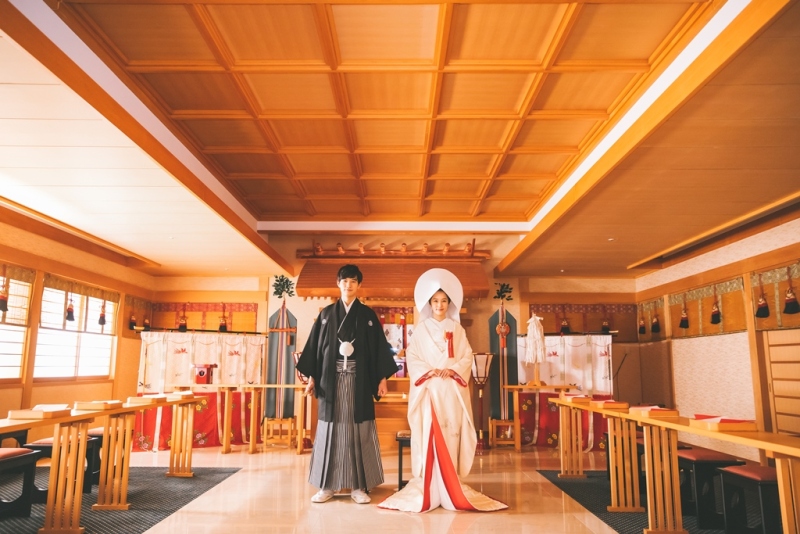 ワタベウェディング新前橋フォトスタジオ_結婚式場で撮影できる