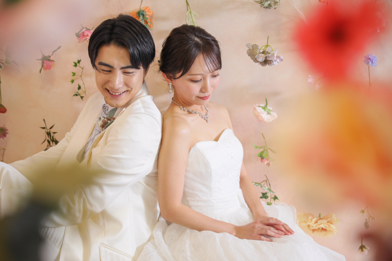 【7-9月撮影限定】新婦2着(洋装)夏得✦35%オフ✦スタジオ撮影プラン《全データ付》