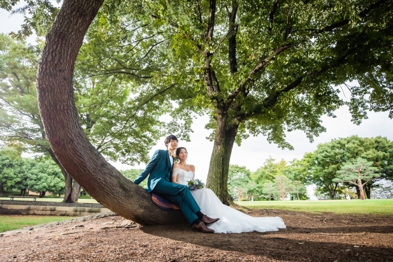 【洋装】ロケーションフォト データプラン＜軽井沢矢ケ崎公園＞