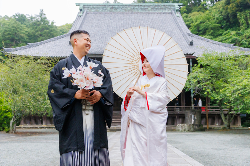 綿帽子での撮影も