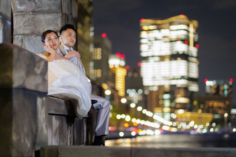 皇居へ移動です