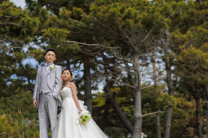 湘南フォトスタジオ_庭園で撮影できる