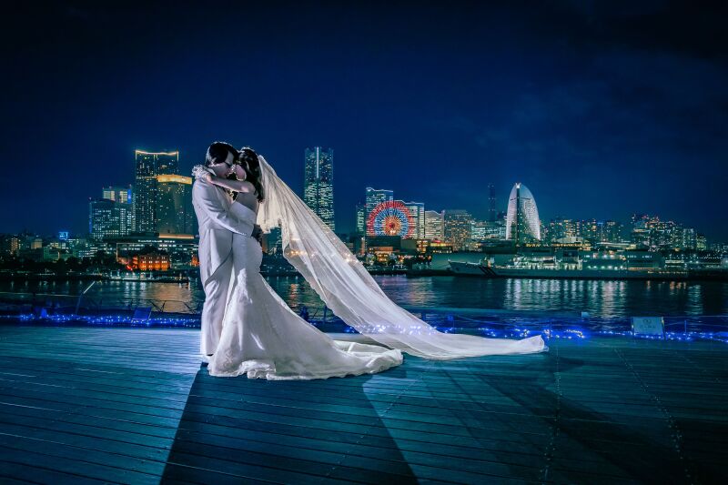 湘南フォトスタジオ_夜景で撮影できる