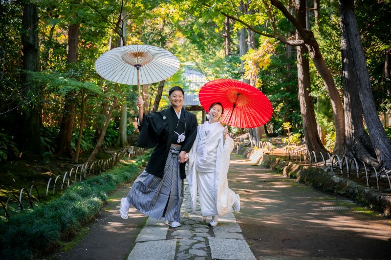 湘南フォトスタジオ_庭園で撮影できる