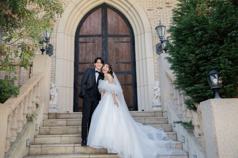 【プレゼントフォト】ご両親様、ご姉妹やお友達で結婚式をしていない方にフォトウエディングをプレゼント！サポート◎