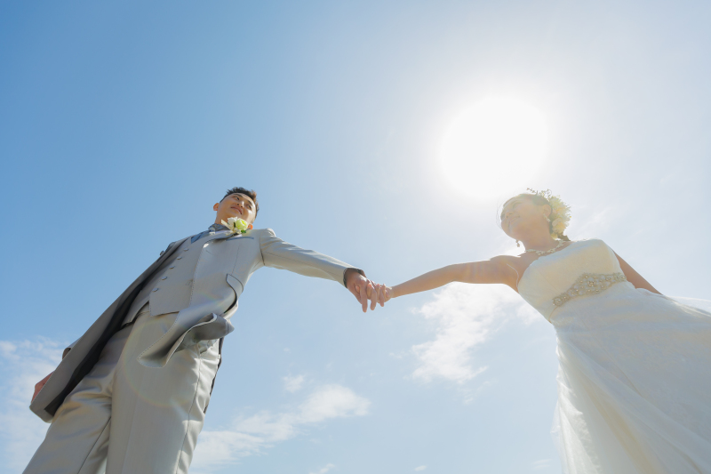 大聖堂チャペルフォト+サザンビーチ洋装ロケーションフォトセットプラン