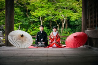 【和装ロケーション】白無垢でも打掛でも◎緑あふれる妙本寺でのロケーション撮影《50カットデータ納品》移動費含めて全部コミコミ◎