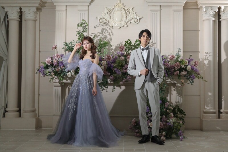 【グランドオープン記念】お好きなスタジオを選んで50カット(レタッチ済）撮影洋装1点プラン