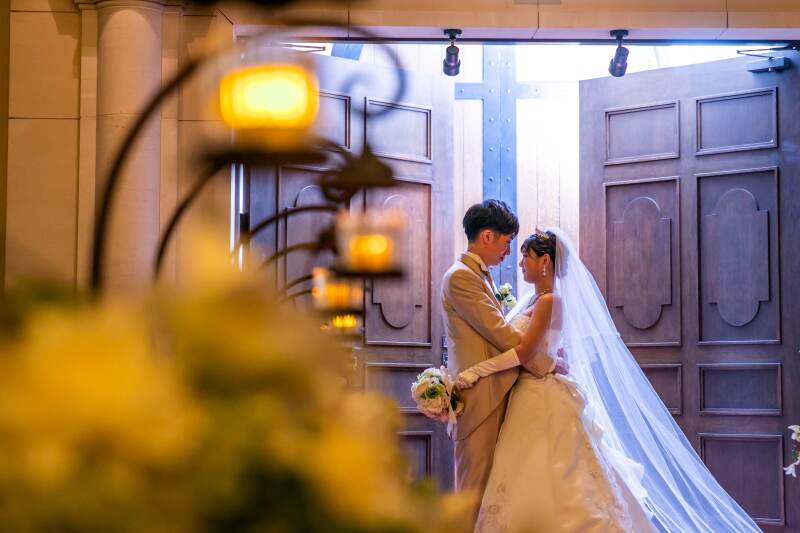 お忙しい方でも大丈夫!◇1日で完結!衣裳当日合せ大聖堂チャペルフォトプラン◇¥154000☆増額なし