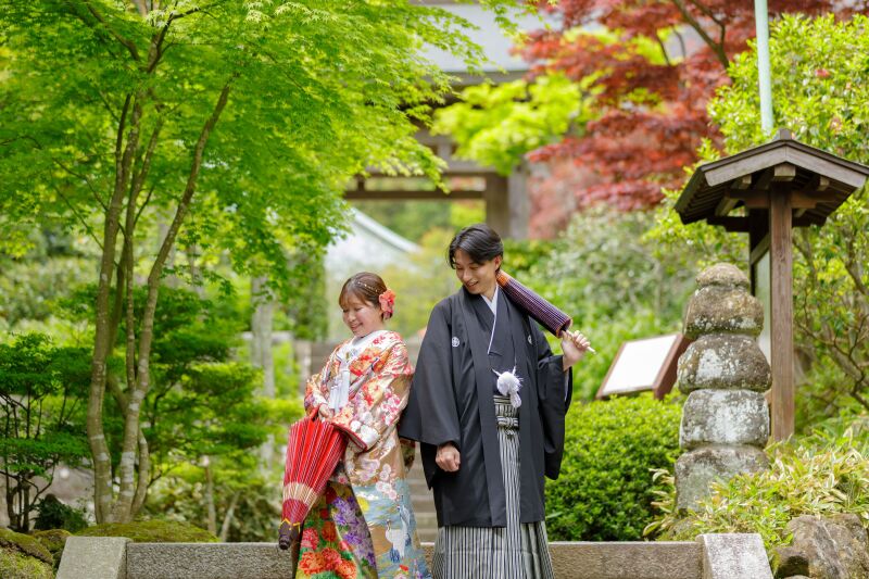 鎌倉海蔵寺和装ロケーションプラン