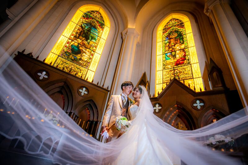 大聖堂チャペルフォト+東京駅洋装ロケーションフォトセットプラン