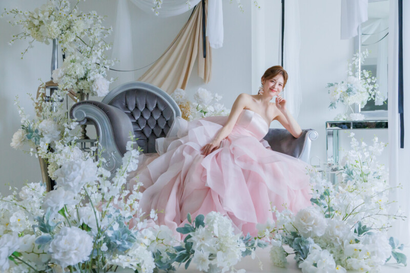 【ブランドドレスをたくさん着たい!】ブランドドレスを3着までお好きに選べる!ご新婦様だけの撮影も◎《75カットデータ納品》