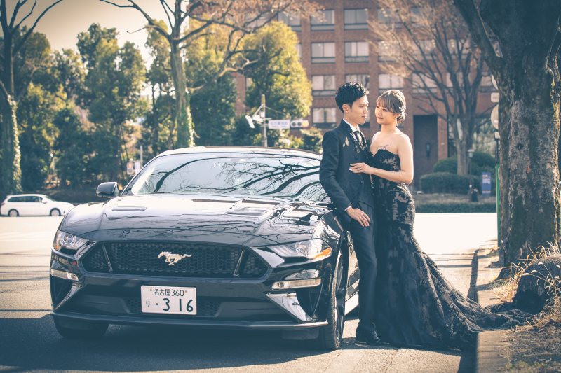 大好きな車×大好きな黒コーデ撮影@フォトスタジオエニッシュ
