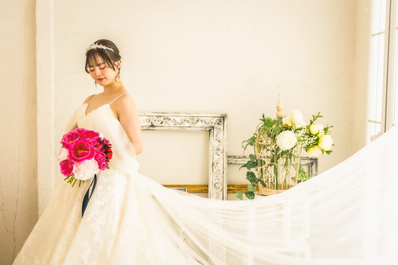 ドレスもしっかり撮影