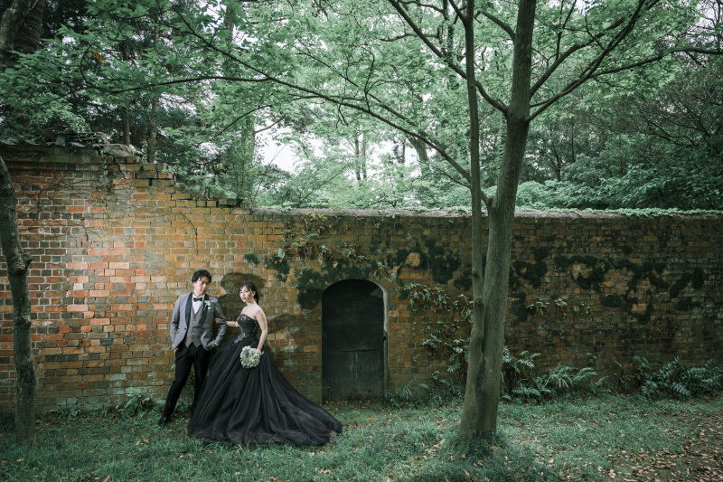 ブラックドレス×白無垢でイメージチェンジ