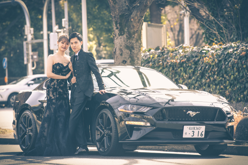 お気に入りの車と一緒に