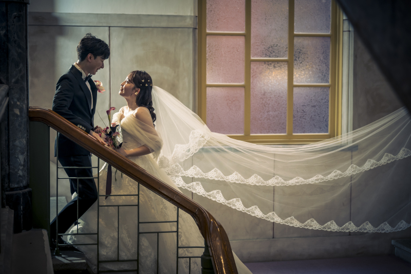 ロングベールを生かして