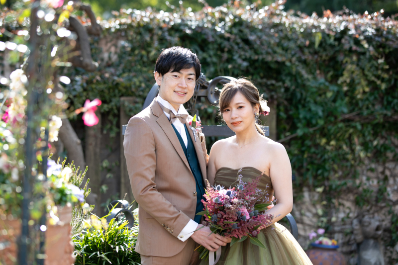 カラードレス×フラワーガーデン＠フラリエ