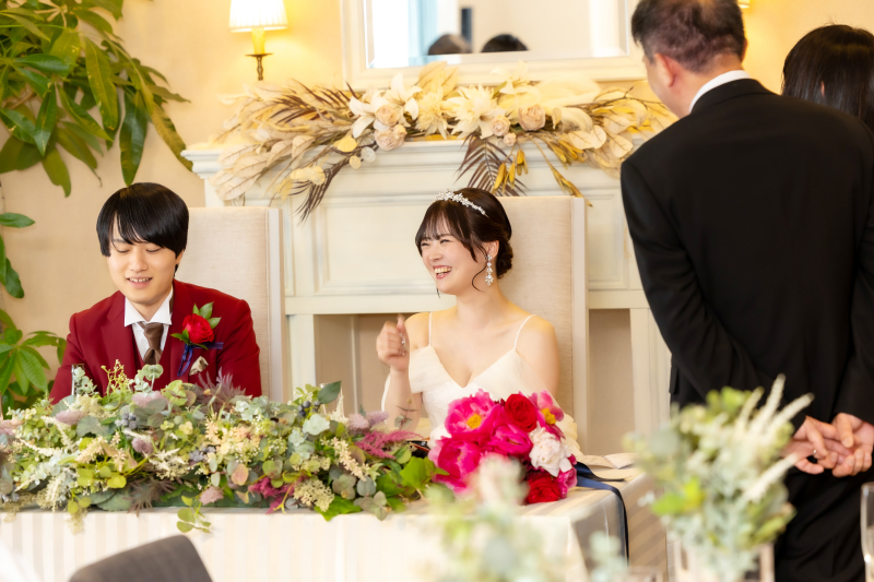 お食事とご歓談を楽しんで頂きました