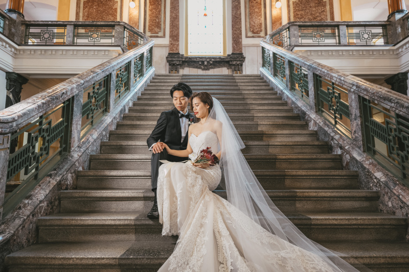 ウェディングドレスから撮影スタート