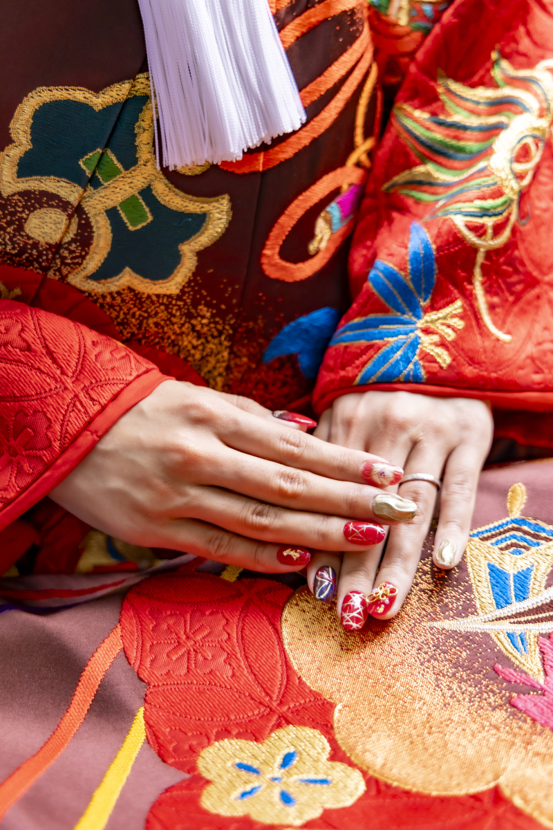 素敵なネイルも