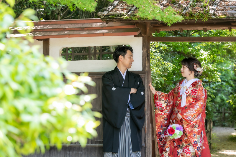 溢れる新緑が美しい@東山荘