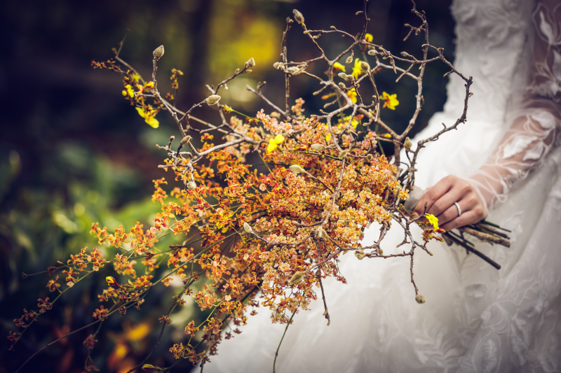 雰囲気にあわせたブーケ