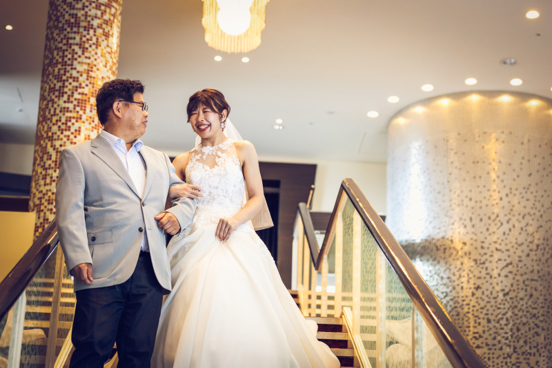 お父様とバージンロードを歩きたい