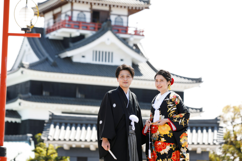 和装姿がとにかく映えるお城撮影