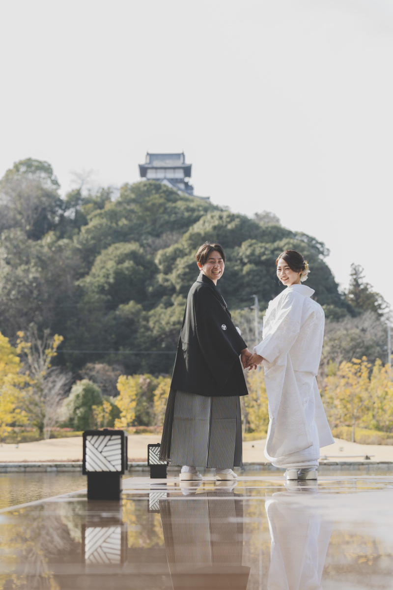 ホテルからは犬山城が