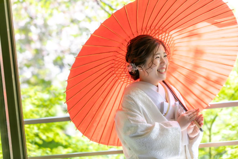 笑顔が魅力的な新婦様