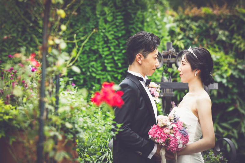 ドレスが映えるスポット