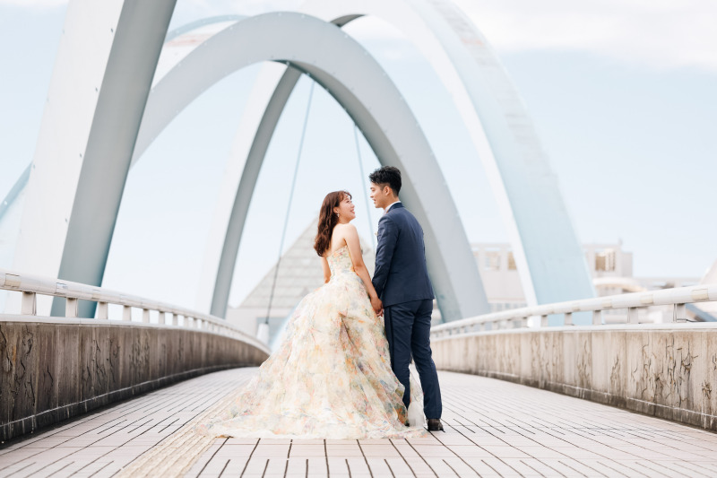 想い出のデートスポットで撮影