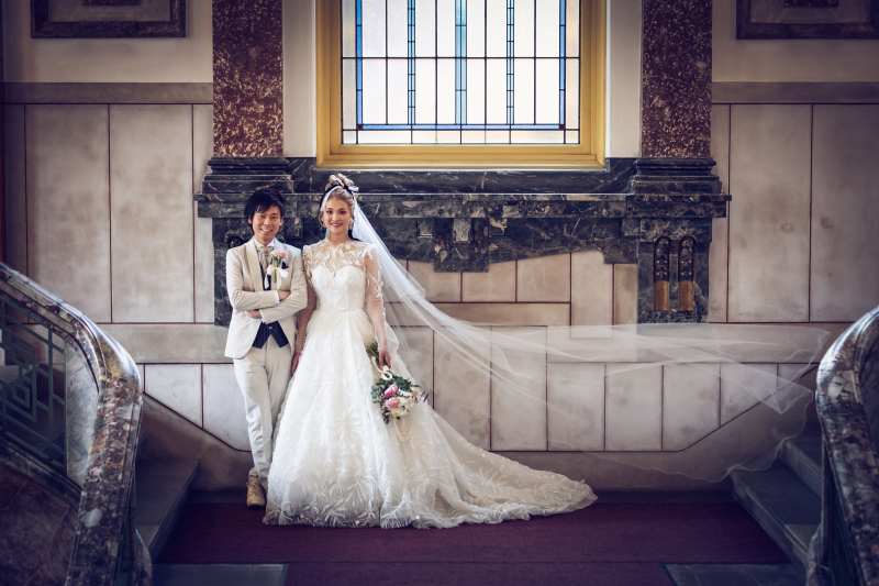 ドレス・タキシード全身姿もしっかりと