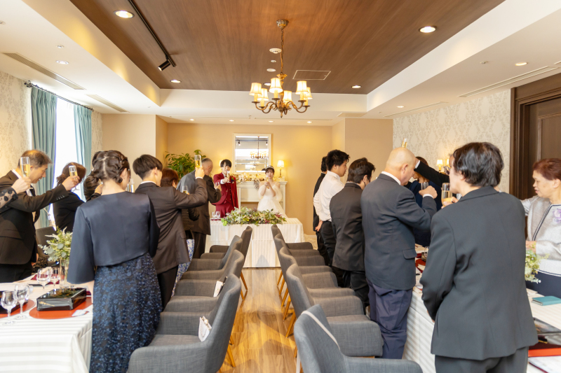 全員で乾杯!でお食事スタート