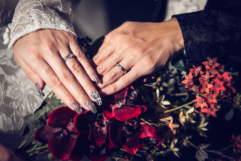 こだわりのネイルも♪