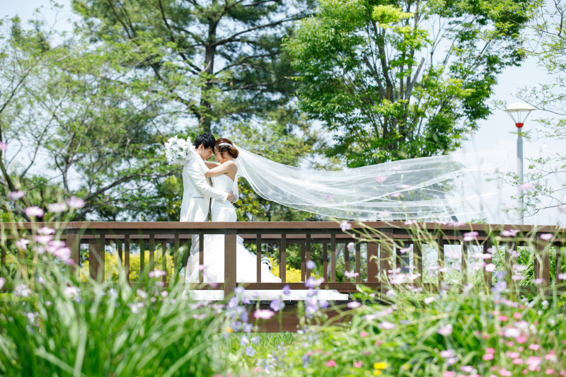 たくさんのお花が咲き乱れるスポット