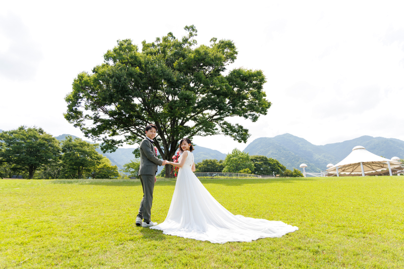 自然いっぱいの広大なロケーション