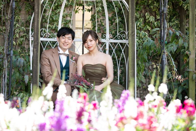 1月でもお花がいっぱいのフラワーガーデン