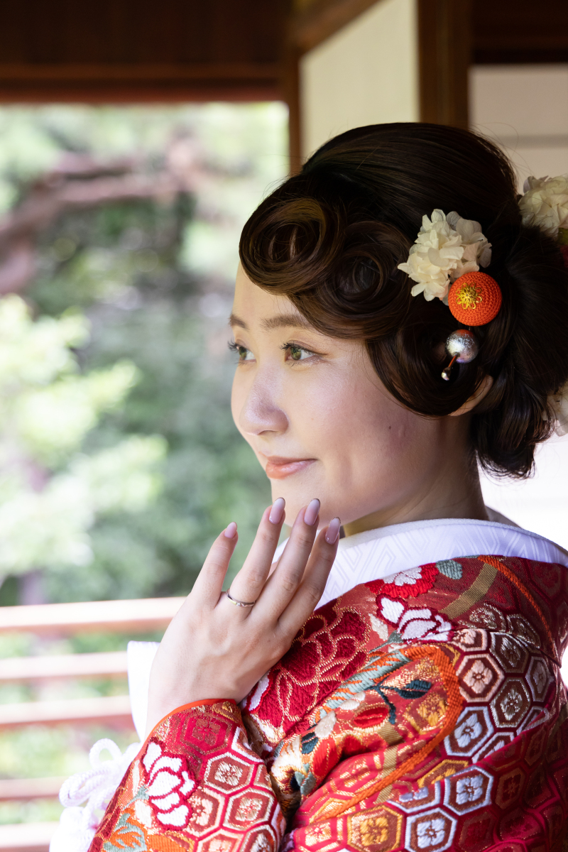 髪型にもしっかりこだわり!