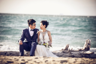 サンセット撮影＠りんくうビーチ